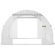 VEVOR 6,1 × 3 × 2,1 m Acero Invernadero Túnel - Imagen 2