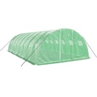 vidaXL 8 × 4 × 2 m PE Acero Invernadero de Jardín - Imagen 4